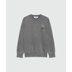MSGM Gray Cotton Men's Sweatshirt